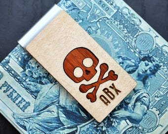 8 Ball Wood Money Clip Hand Made Money Clip Groomsmen Gifts Etsy - personalized money clip skull inlaied wood money clip groomsmen money clips groomsmen gift birthday anniversary gift