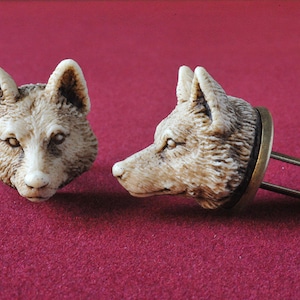 Wolf MAN Cufflinks - Victorian style hand made cuff links