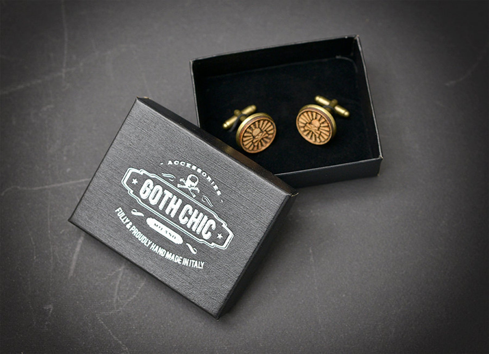 Skull Cufflinks Designer Cufflink Italian Cufflinks Etsy