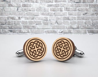 Cufflinks - Celtic Knot custom cuff links