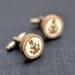 Boutons De Manchette Vintage En Acrylique Transparent - Occasion