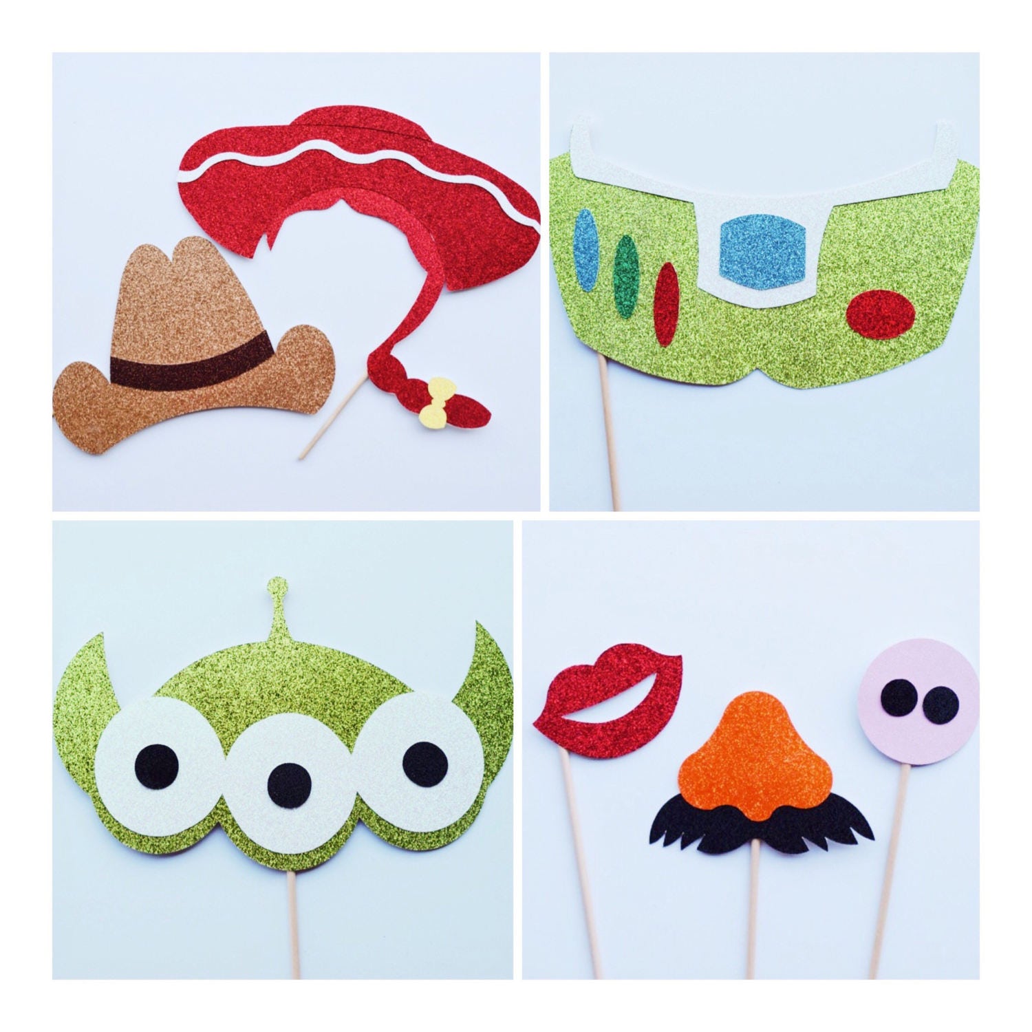 Disney Photo Booth Props Disney Toy Story Photo Booth Props Etsy