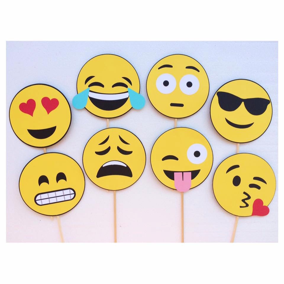 Emoji Photo Booth Props Smiley Face Photobooth Props Smile
