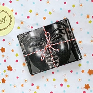 SPEDIZIONE GRATUITA. Mini buste, set di 10. Nero. Taglio a mano. Ecofriendly. 6,5 x 8,5 cm. OOAK. Per ringraziarvi, regali, piccole note (2.4" x 3.3")
