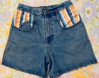 denim shorts 80s