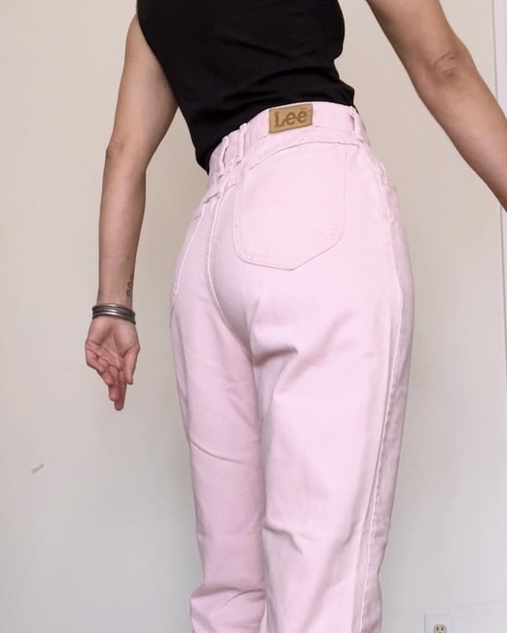 Powder Puff Pink Lee Jeans - 80s | 90s vintage