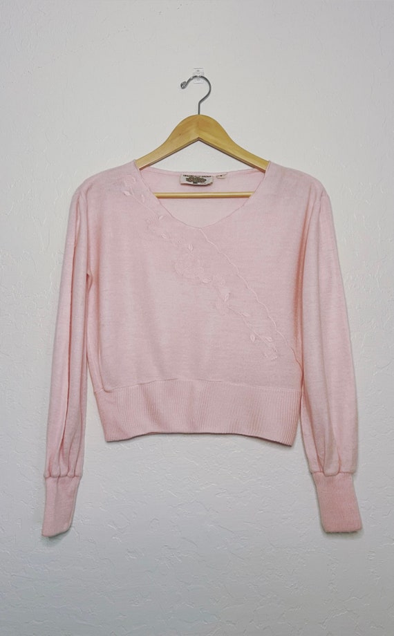Vintage 70s pink sweater - Gem