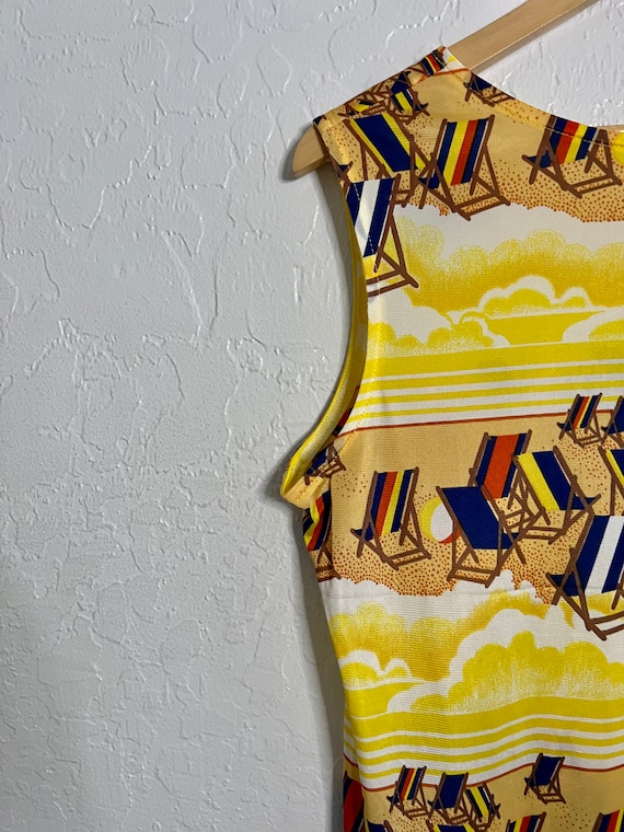 Bring your Beach Chair Vintage Tank Top - 70s Vintage Tank Top