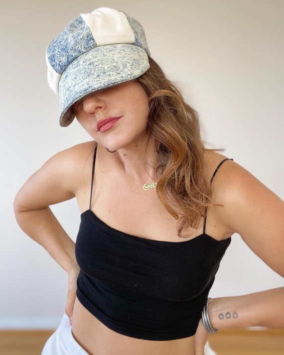 Acid Washed Denim Duo 90s cap - Vintage 90s hat