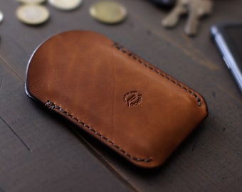 Small Leather Wallet | EDC Pocket Organizer | Small EDC wallet | Credit Card Wallet Women or Men | Minimalist Wallet | Engraved Wallet