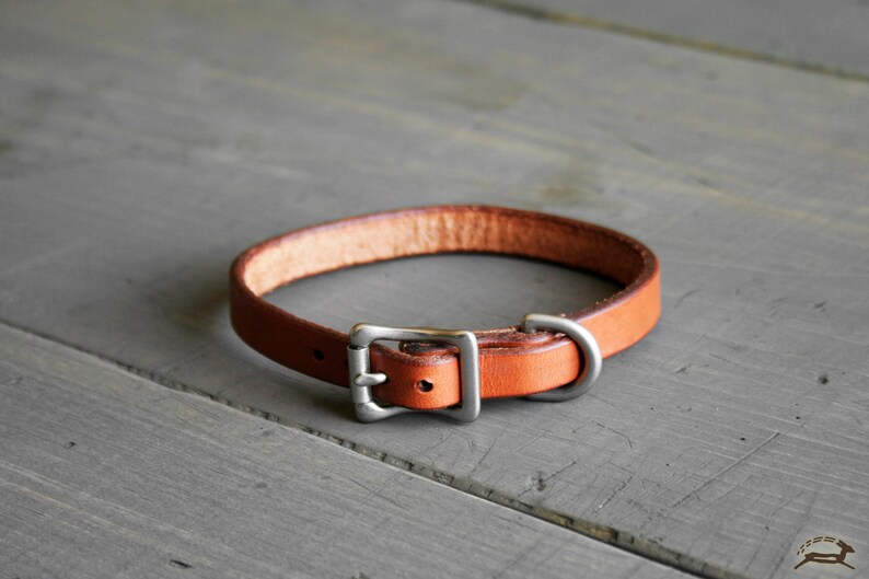 Leather Cat Collar Pet Name Tag Handmade Cat Collar Etsy