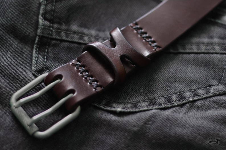 Men's Leather Belt | 1.5" Wide Leather Belt | Custom Leather Belt | Leather Belt for Men | Natural Leather Belt | M-style image 13