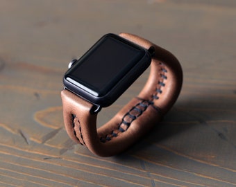 Apple Watch Band | Custom Watch Strap | Apple Watch Strap | Leather Iwatch Strap | Apple Watch Bracelet | 26mm Watch Strap