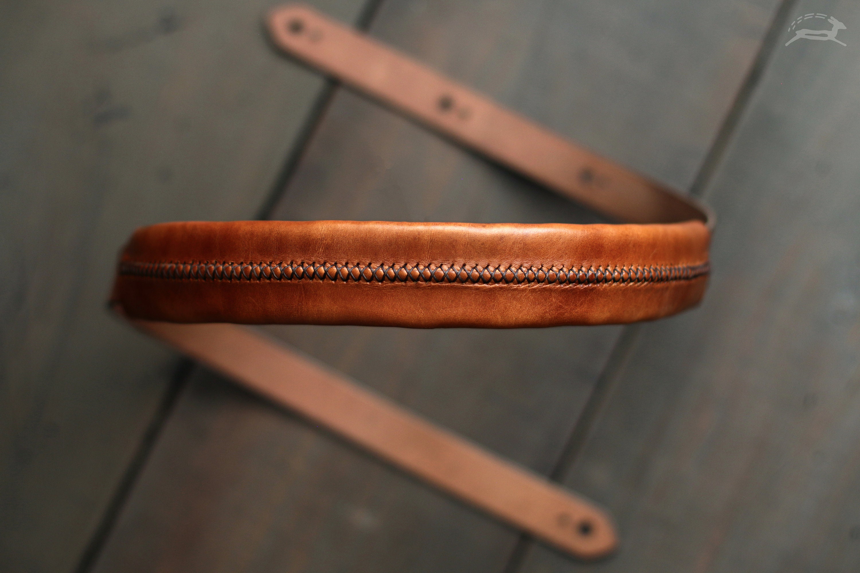 Leather Guitar Strap | Personalised Guitar Strap Leather | Acoustic Guitar Strap | Thin Guitar Strap | Guitarist Gift | XPAD Style