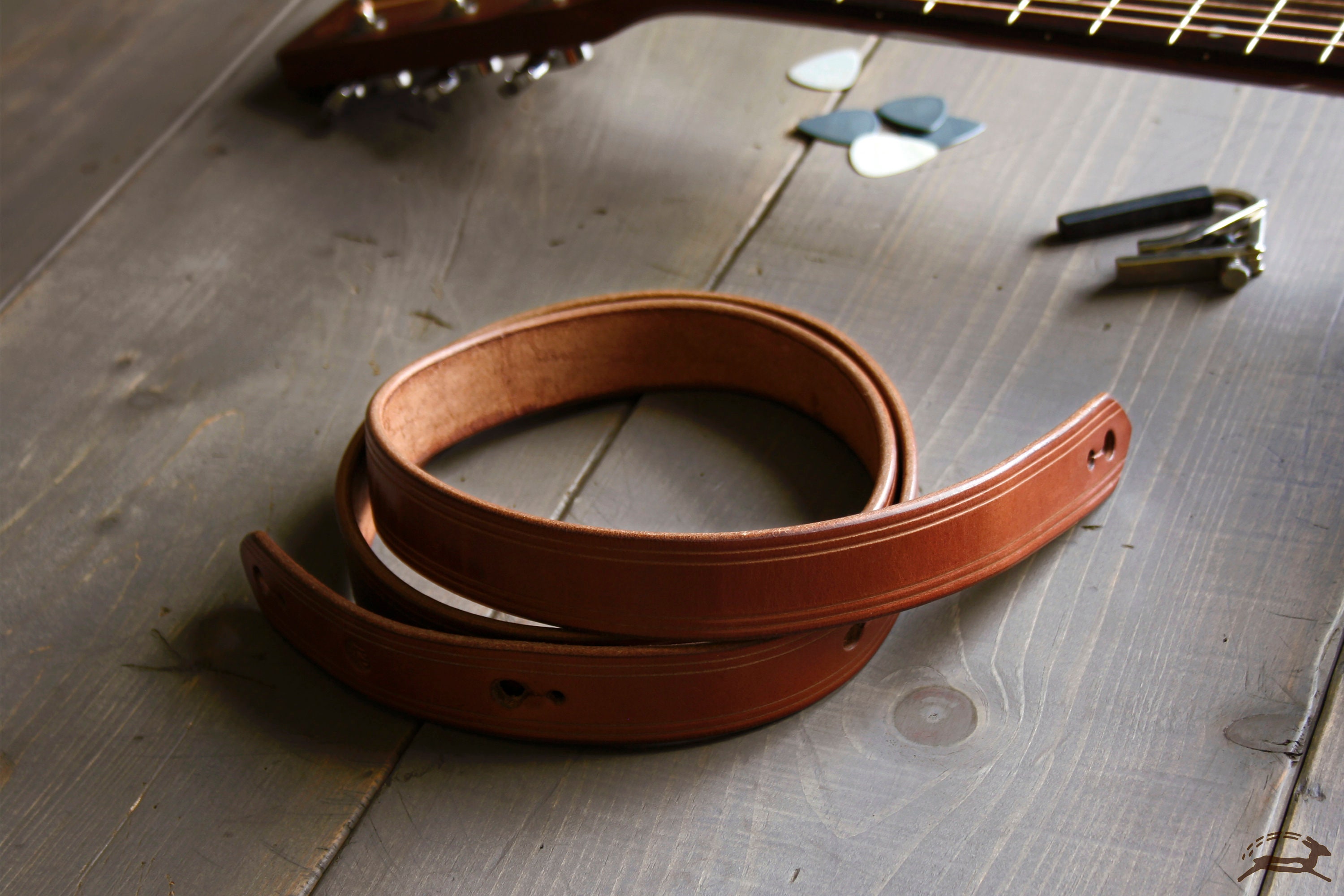 One Piece Guitar Strap Etsy