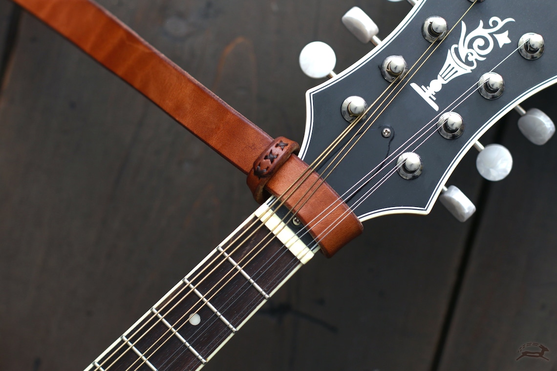 Leather Mandolin Strap Custom Mandolin Strap Fstyle & Etsy