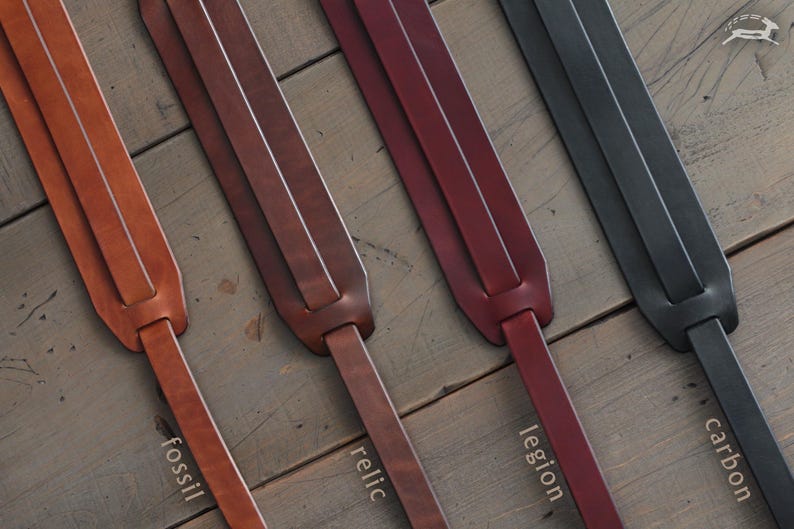 Leather Guitar Strap | Custom Guitar Strap | Handmade Guitar Strap | Personalized Guitar | Acoustic Guitar | Bass Guitar Gifts | FOLK style image 7