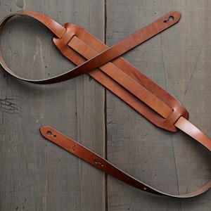 Leather Guitar Strap | Custom Guitar Strap | Handmade Guitar Strap | Personalized Guitar | Acoustic Guitar | Bass Guitar Gifts | FOLK style image 13