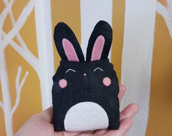 Black & White BUNNY STUFFIE