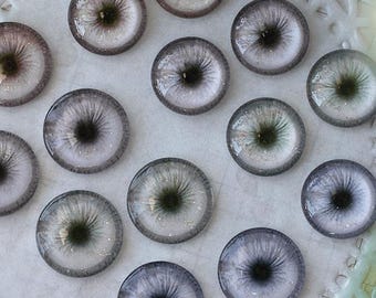 Pullip & Blythe 13 mm Puces oculaires en verre réalistes de 14 mm avec des paillettes