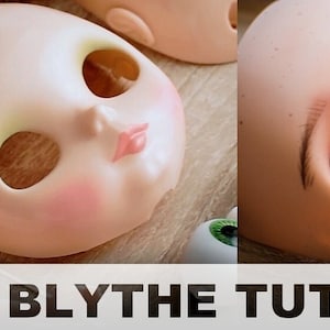 Blythe VIDEO tutorials (17 videos) Carving, sanding, spraying, painting, pulling cords & hair