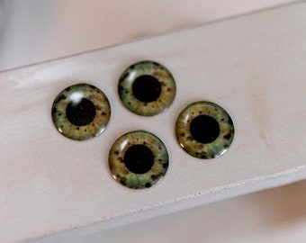 Green Pullip eyechips (13mm) by bunnyandmilky