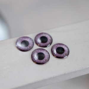 Purple Pullip eyechips (13mm) by bunnyandmilky