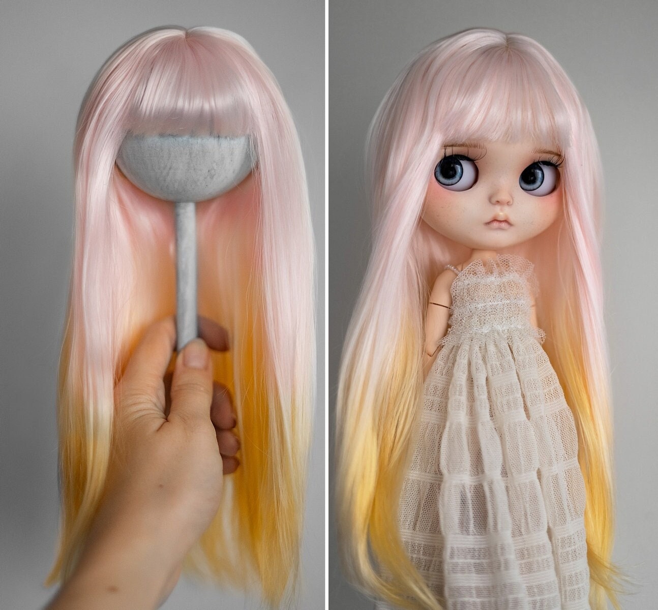 Spring Premium Smart Doll Wig – Size 8.5″ – Dollofakind