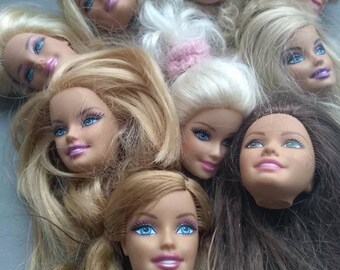 barbie heads for sale