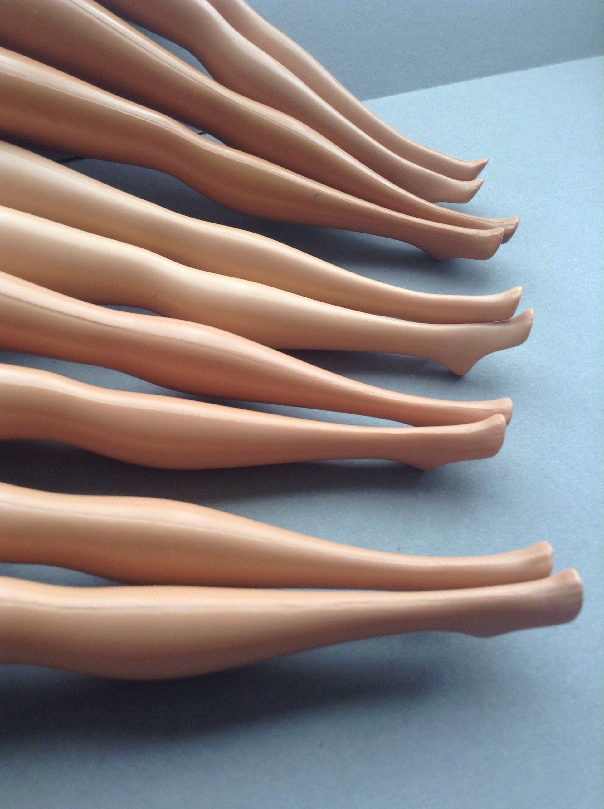 Barbie Doll Legs Unbendable Set 2 Legs Hard Plastic Doll Etsy