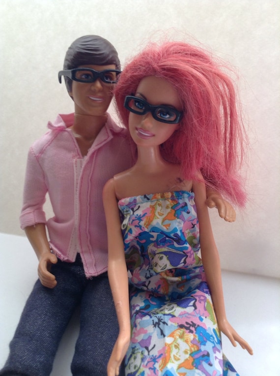 Barbie Doll Glasses Set of 5 Barbie Ken Scene Pairs - Etsy
