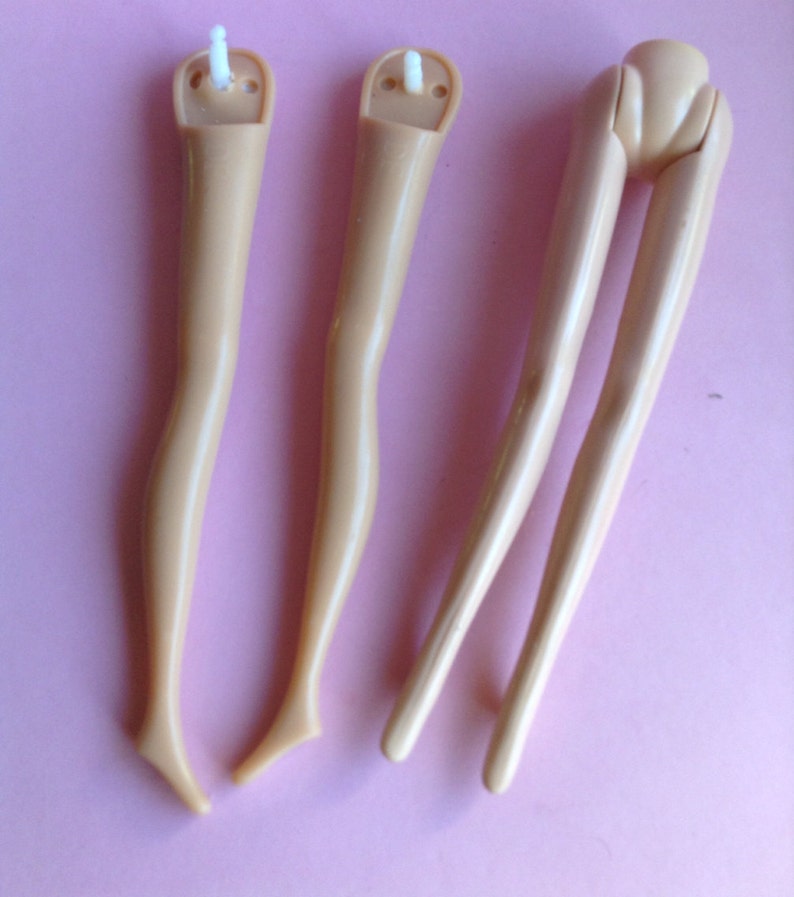 Barbie Doll Legs Slightly Bendable Set Rubber / Plastic Etsy