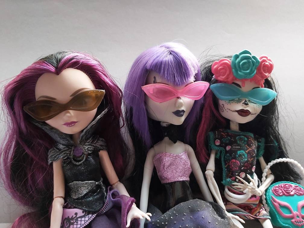 Doll Sunglasses, Monster High, Bratz Bratzillaz EAH Liv Mystixx, Doll  Glasses, Set of 3, Fashion Doll Accessories, Doll Glasses, Greece -   Norway