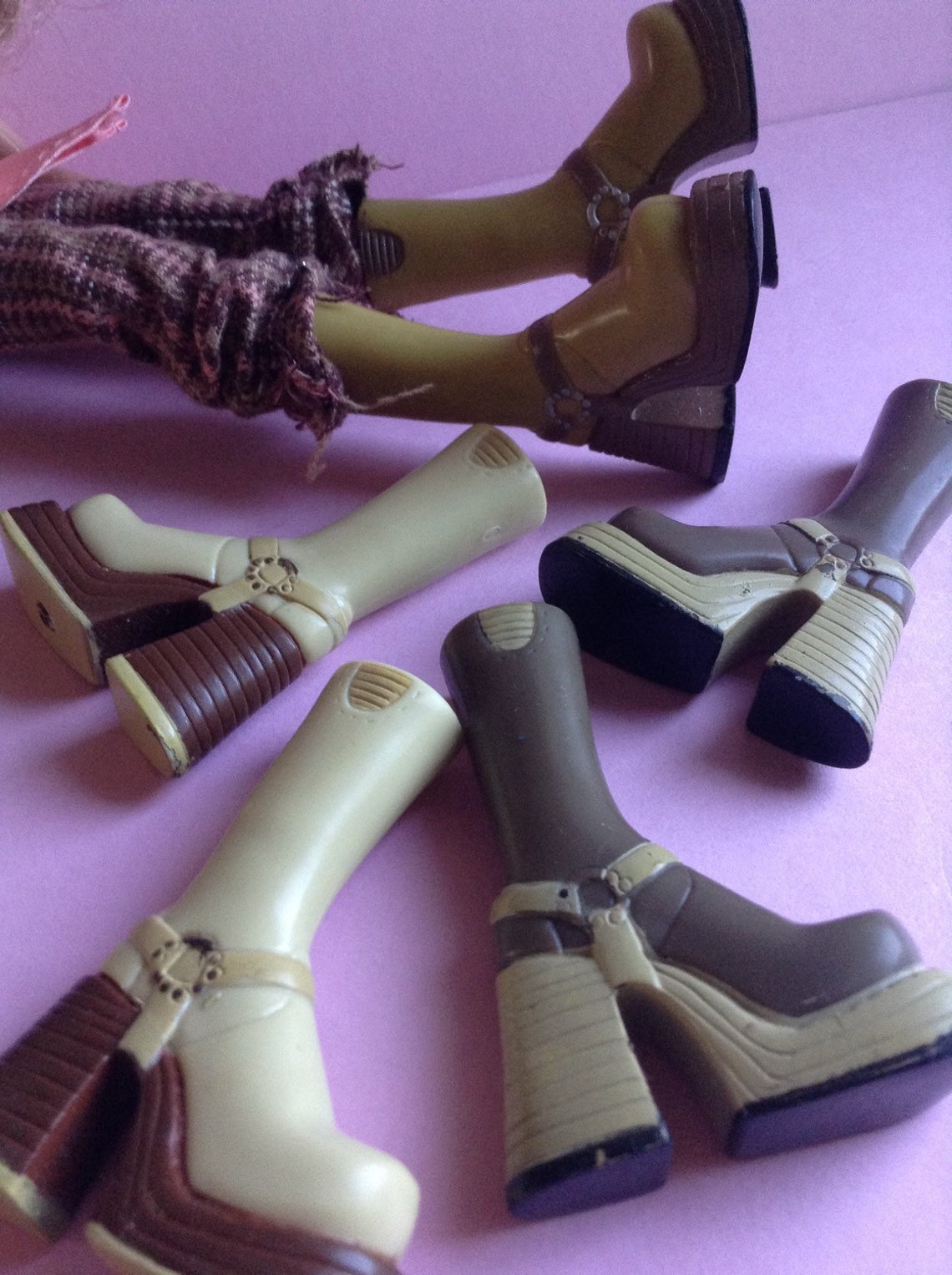 Bratz Boots Knee High Boots Chunky Boots Choose Color | Etsy