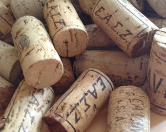Greek Wine Corks, for DIY OOAK projects, used-recycled, craft supplies, mixed media, art supplies, Greece