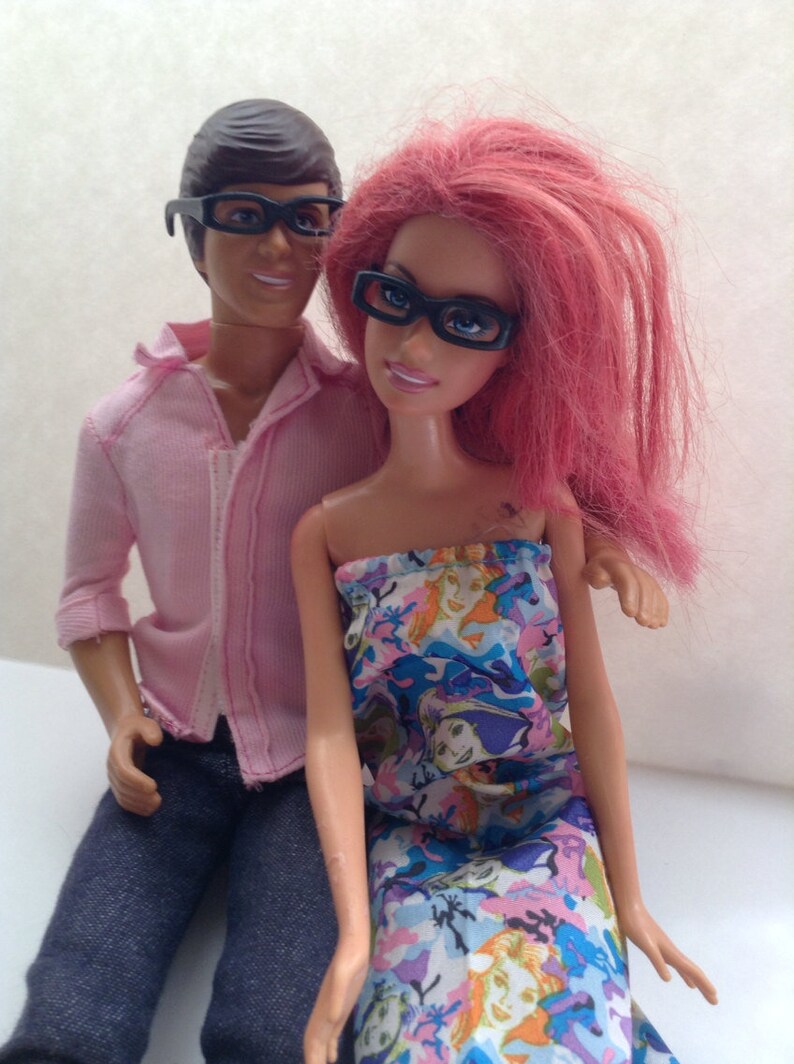 barbie with glasses