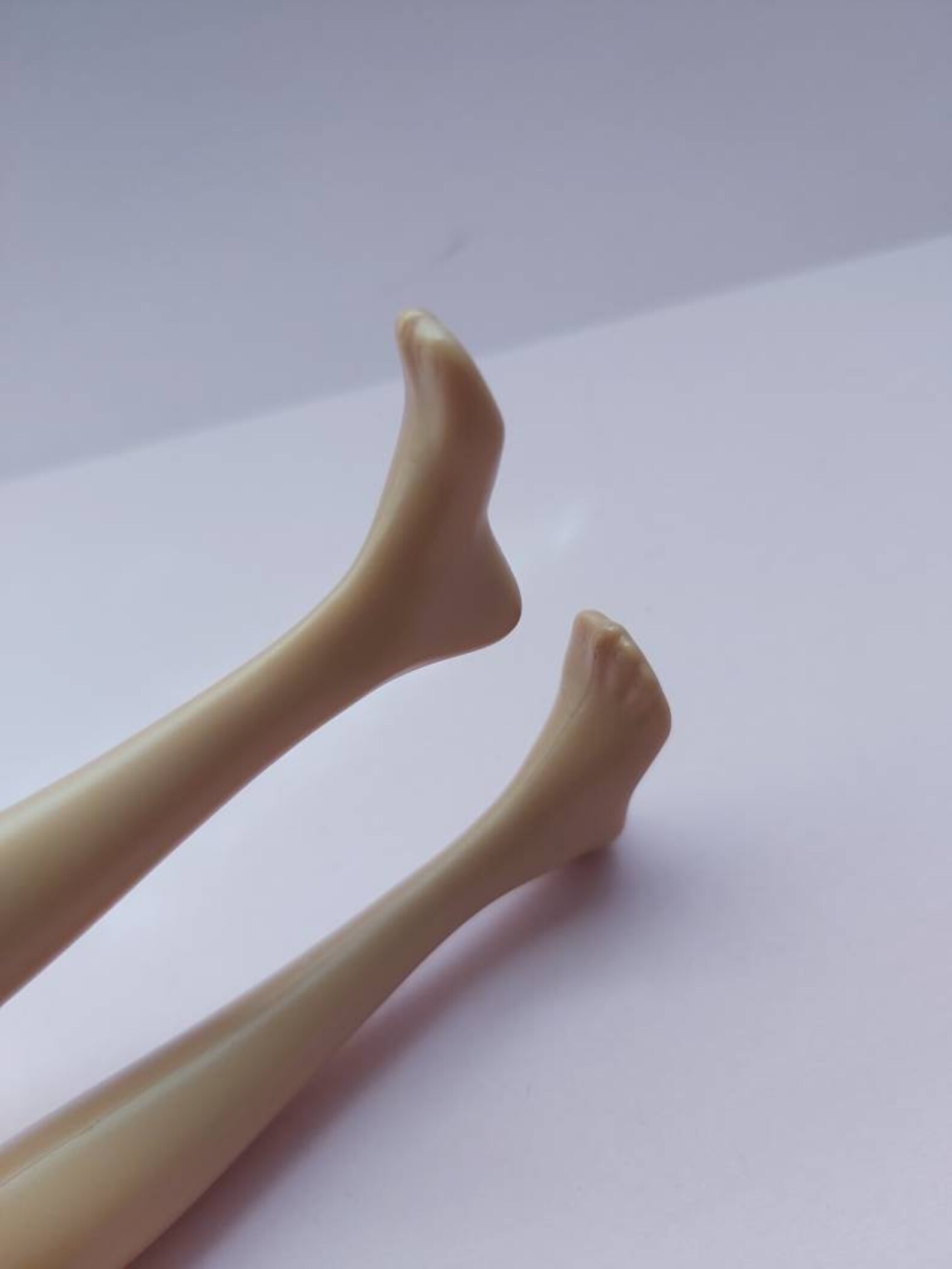 Barbie Doll Legs large feet attached unbendable set Etsy