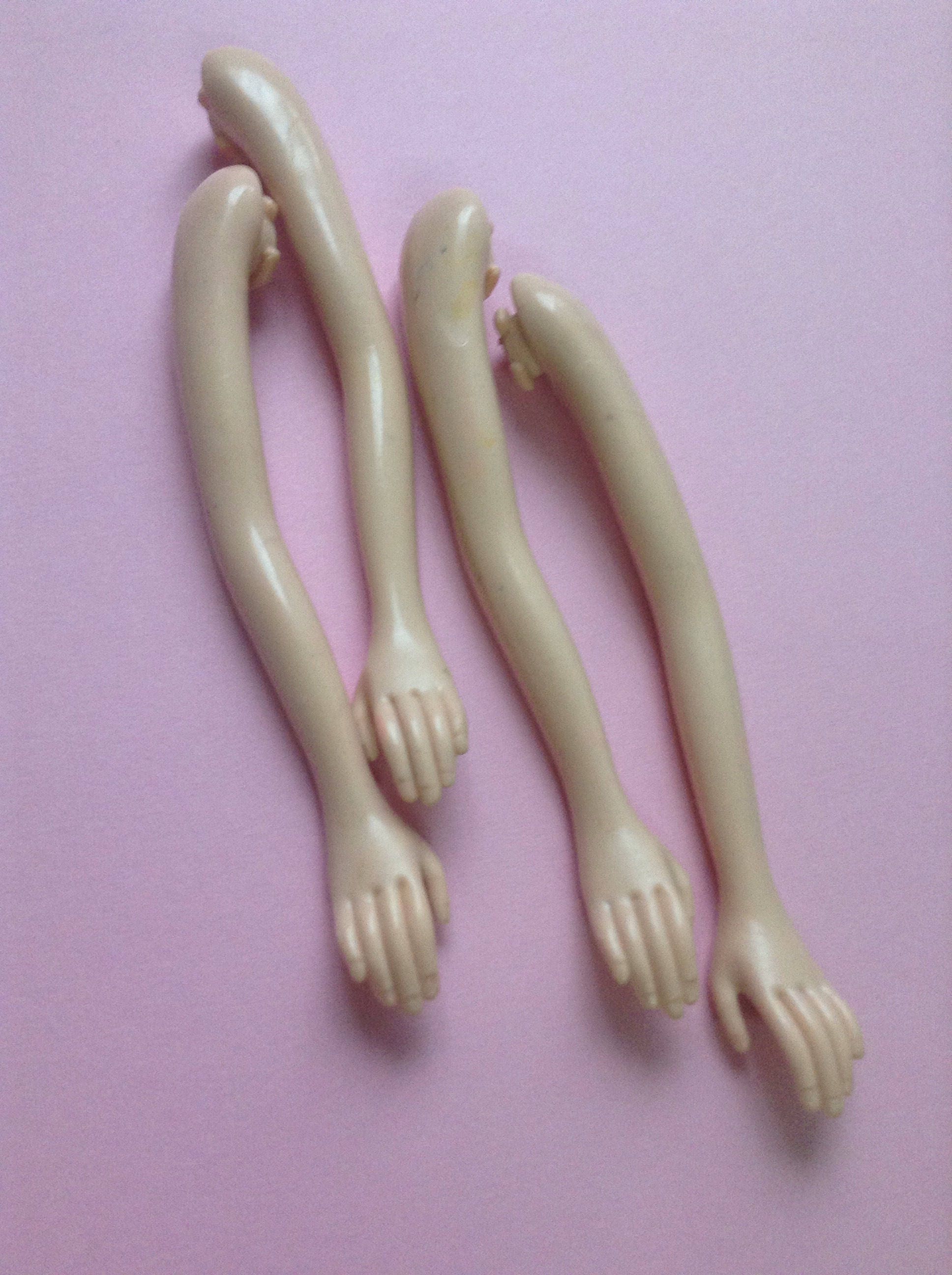 Doll Arms 2 Sets 4 Arms Rubber Plastic Doll Parts Etsy