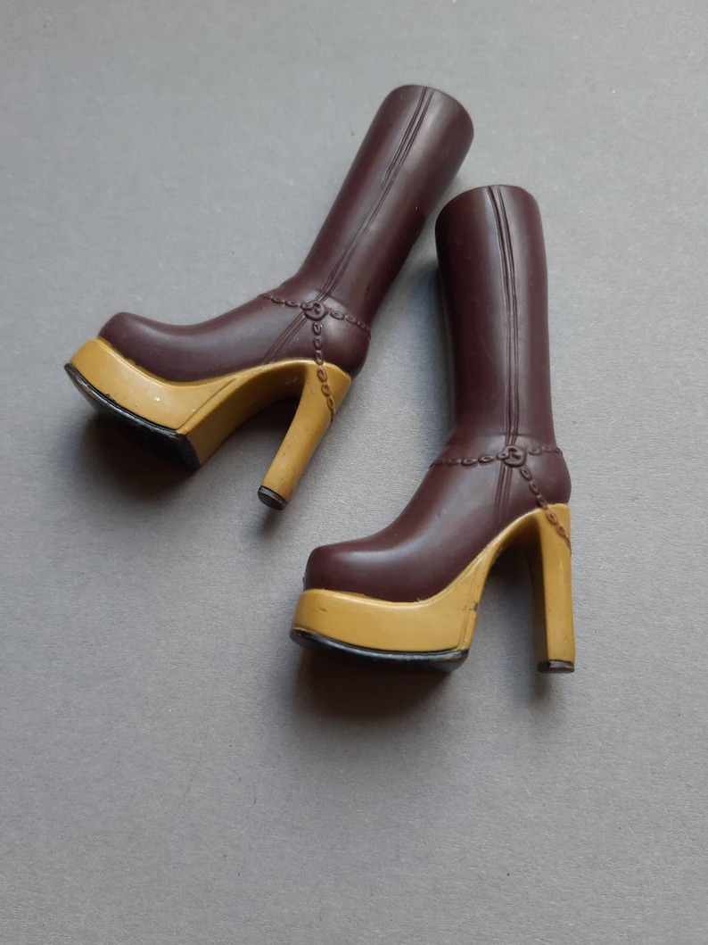 Girly Bratz Boots knee high boots choose color platform Etsy