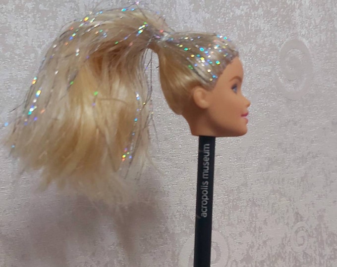 Doll Heads Rubber Plastic Doll Parts Recycled Original Etsy