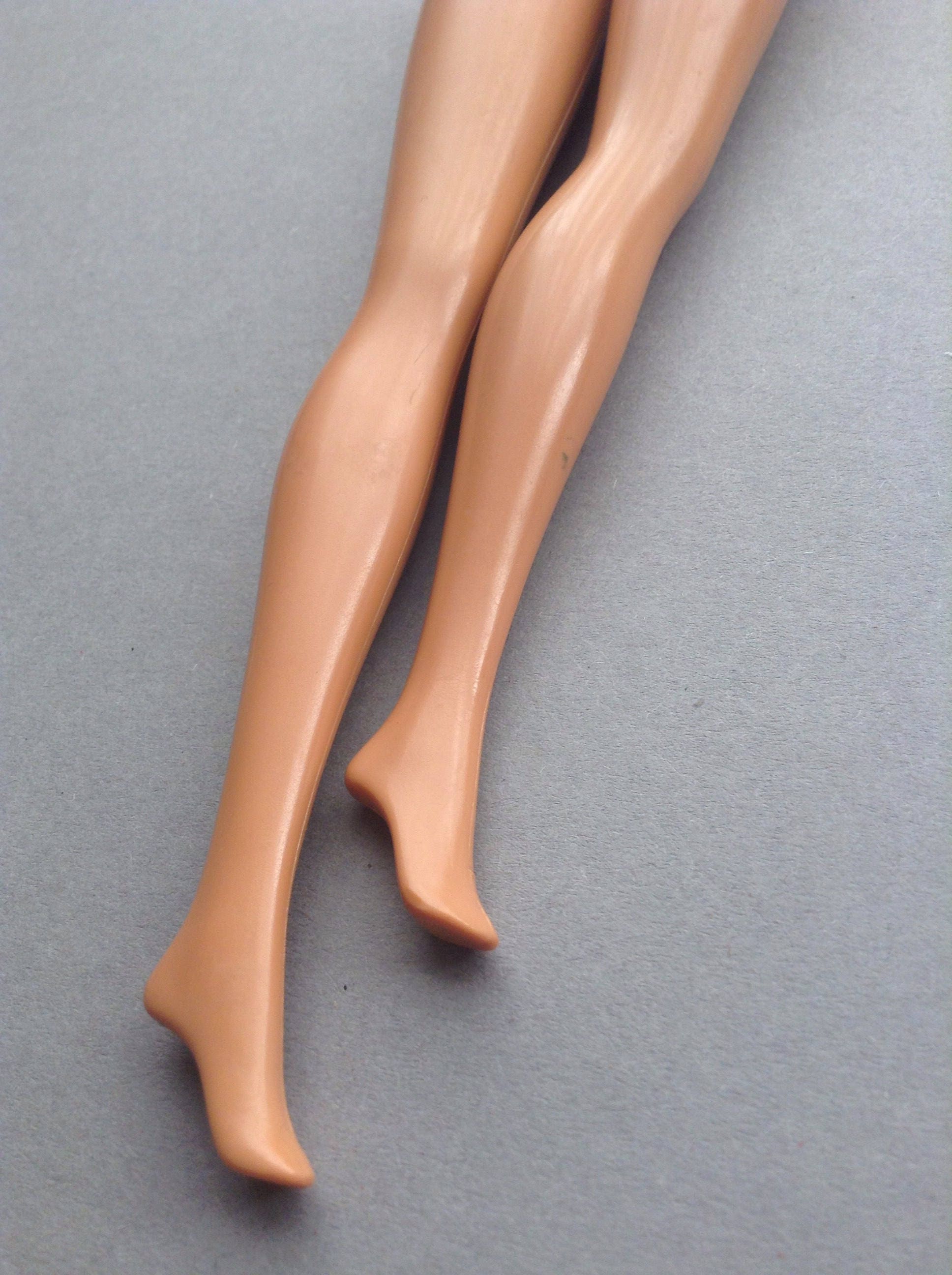 Barbie Doll Legs Unbendable Set 2 Legs Hard Plastic Doll Etsy