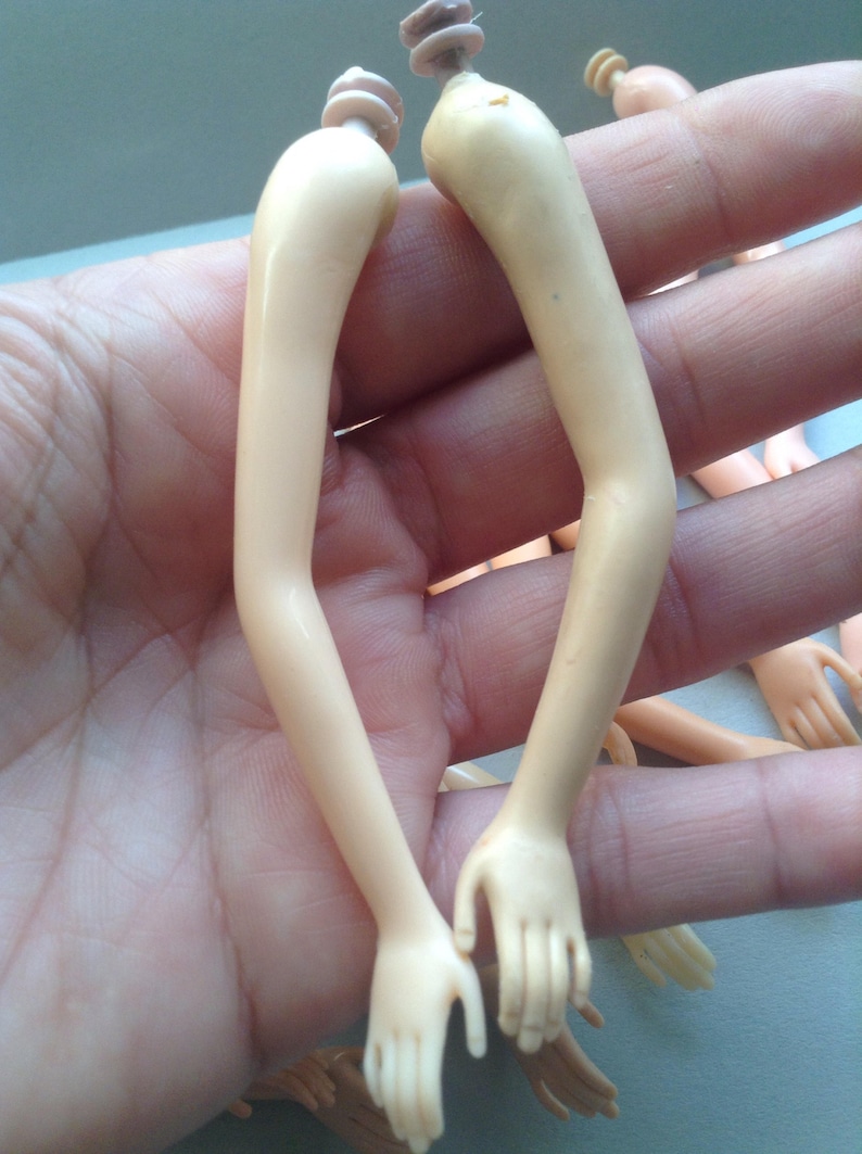 Barbie Arms 1 Set Rubber Plastic Doll Parts Original Etsy