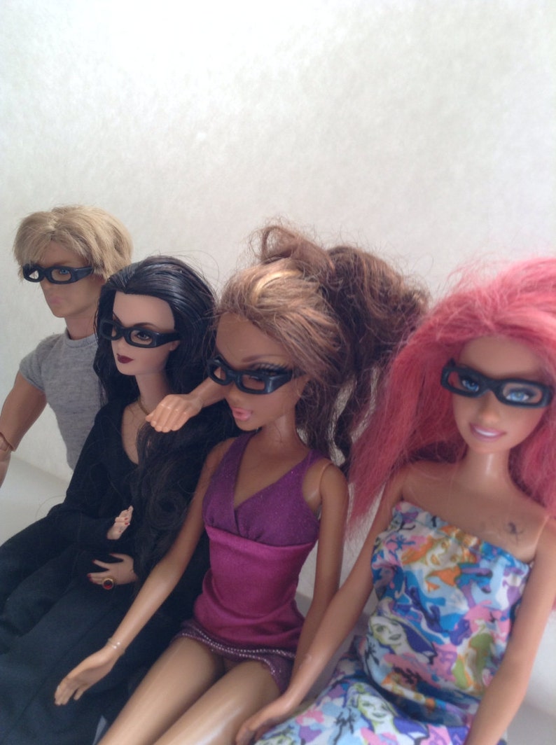 Barbie Doll Glasses Set of 6 Barbie Ken My Scene 6 pairs | Etsy