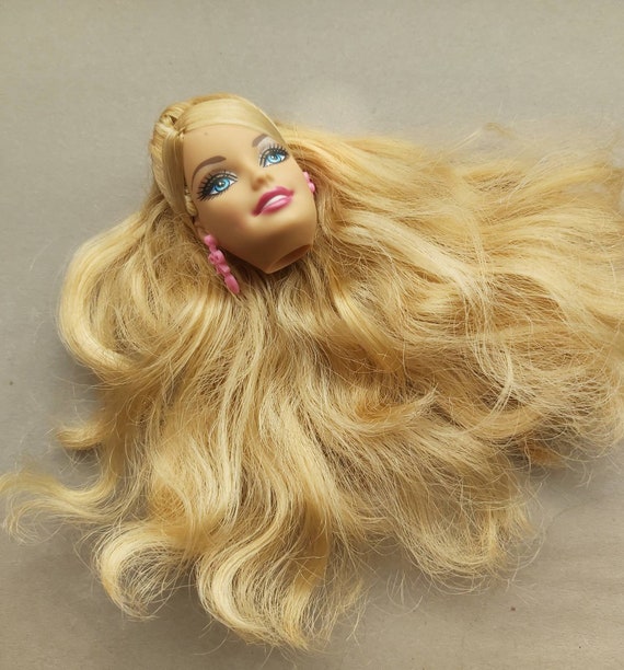 barbie head earrings