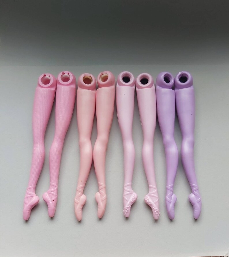 Barbie Doll Legs Barbie Ballerina Unbendable Set Hard Etsy