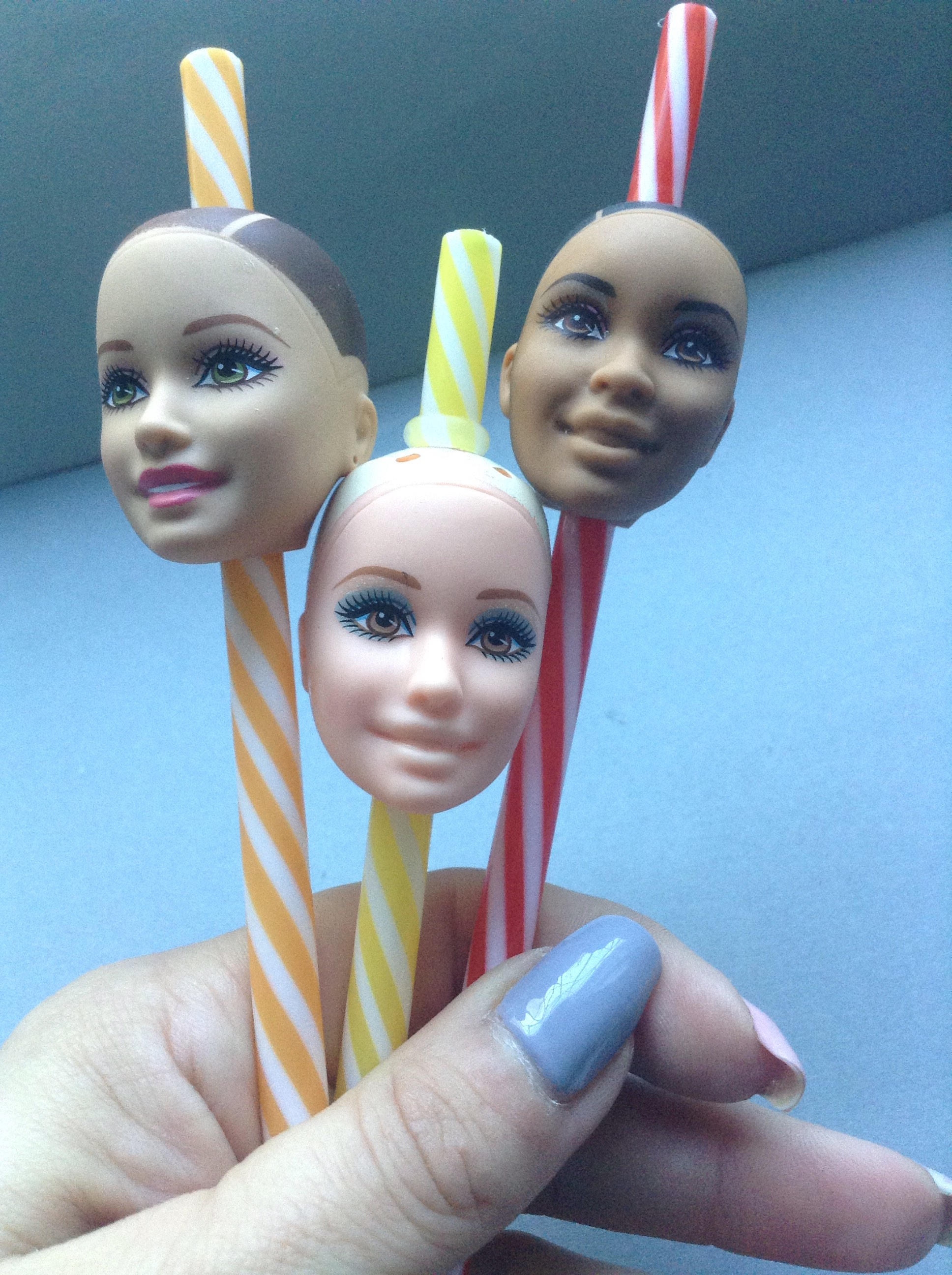 barbie straws
