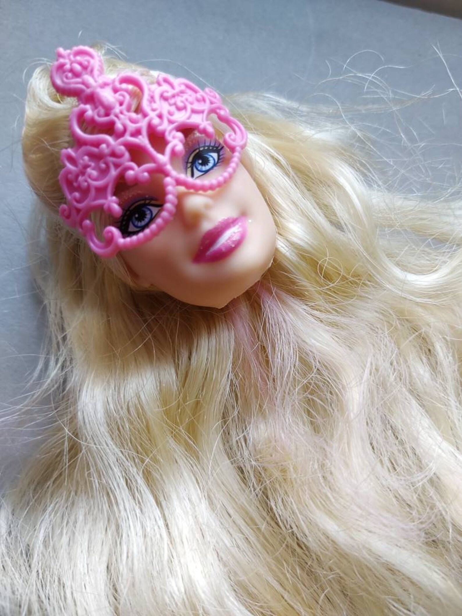 Original Barbie Doll Heads Masked Doll Choose Color Barbie | Etsy
