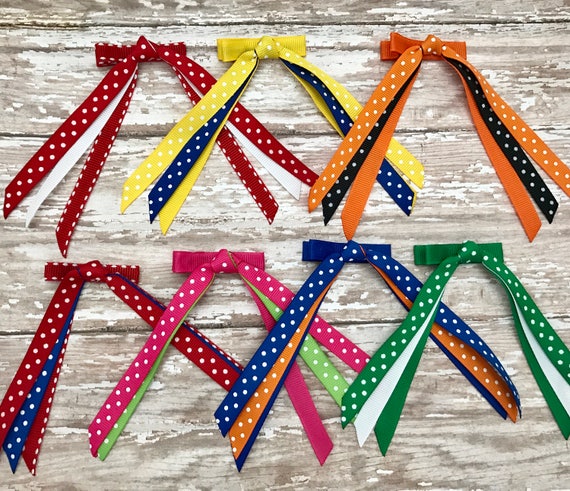 Mini Pony Hair Clip: Girls Ribbon Hair Accessories - Etsy