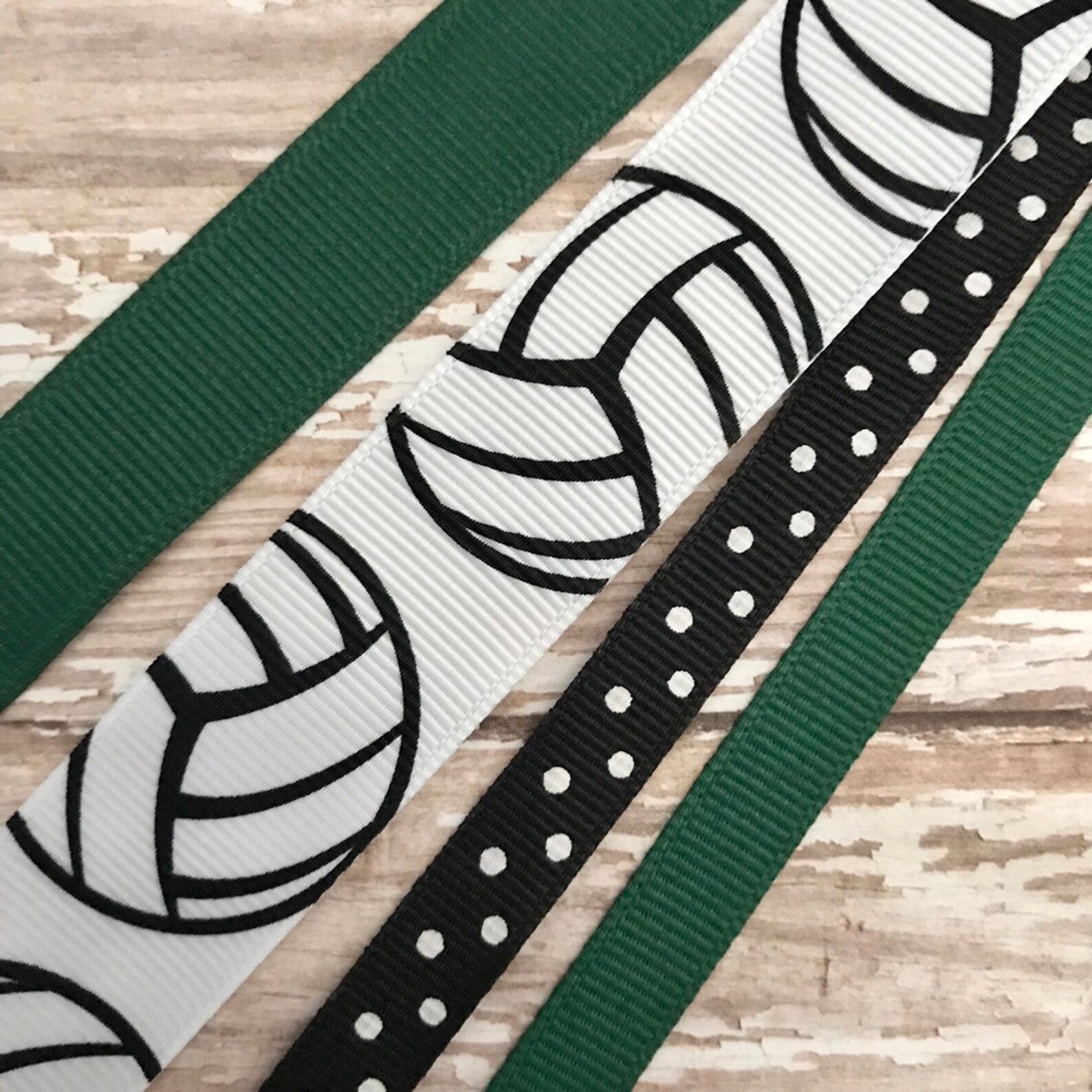 Volleyball Team Ribbon Ponies Volleyball Hair Ties Etsy