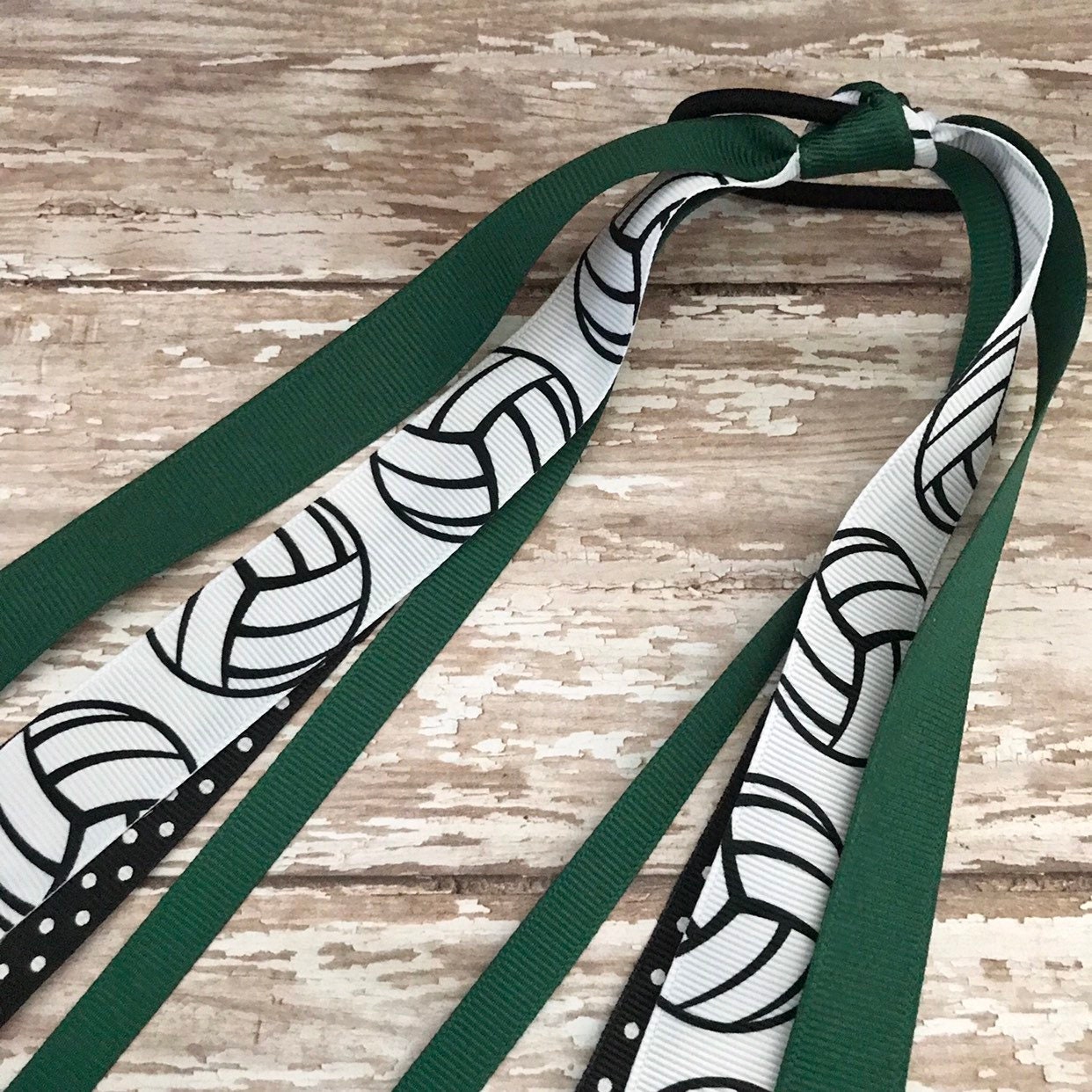 Volleyball Team Ribbon Ponies Volleyball Hair Ties Etsy
